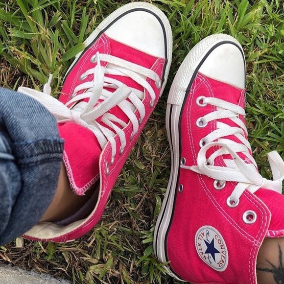Converse Shoes - Hot Pink Converse